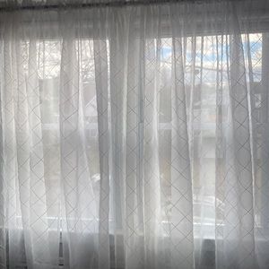 Curtains ..Four liners. . you lay down whatever ..